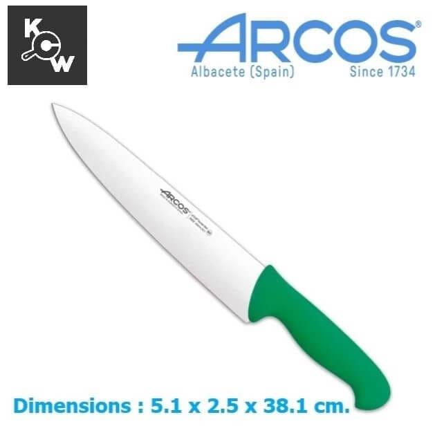 มีดทำครัว Arcos 292221 ขนาด 25 ซม. สีเขียว