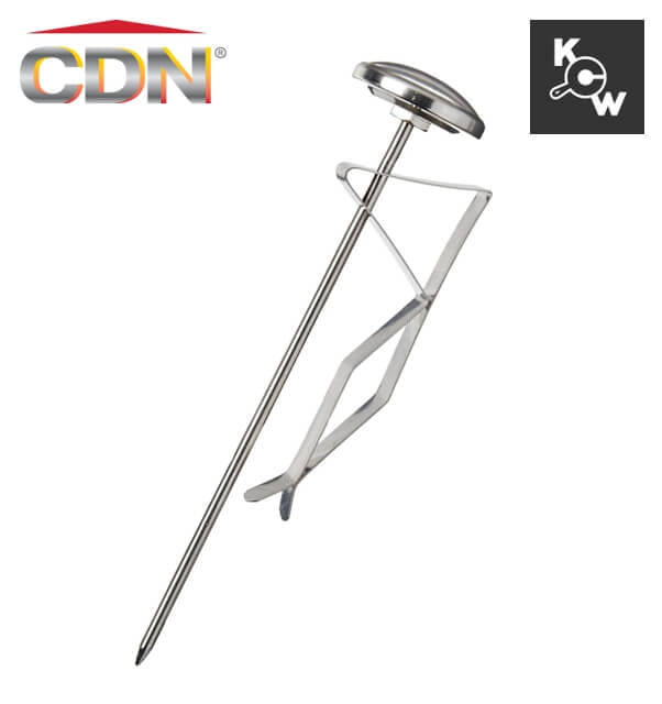 เทอร์โมมิเตอร์วัดอุณหภูมิเครื่องดื่ม CDN IRB220-F-6.5 สีเงิน_6