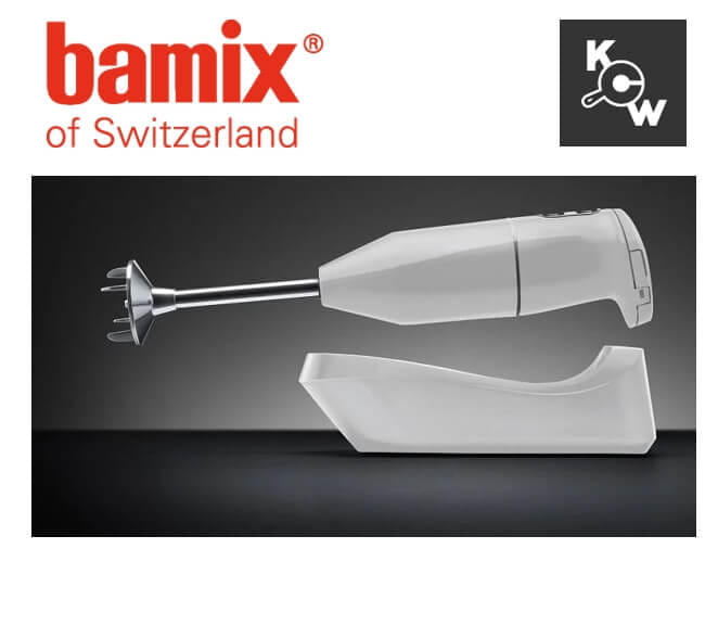 เครื่องปั่นอาหารแบบมือถือไร้สาย Bamix Switzerland Cordless PRO MA2934 สีขาว