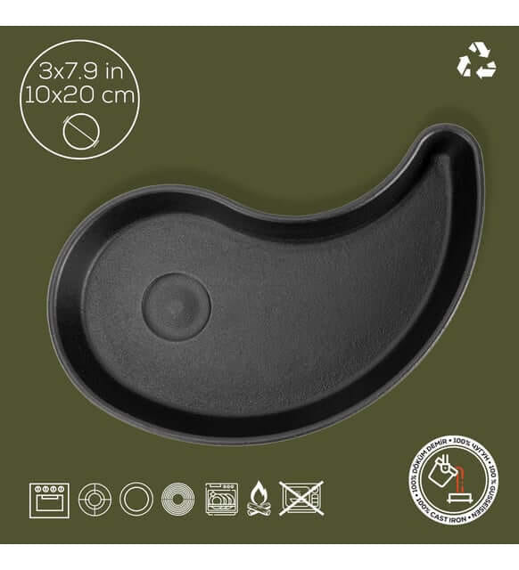 จานอบเหล็กหล่อ Lava ECO FTD 1020 ทรงหยิงหยาง