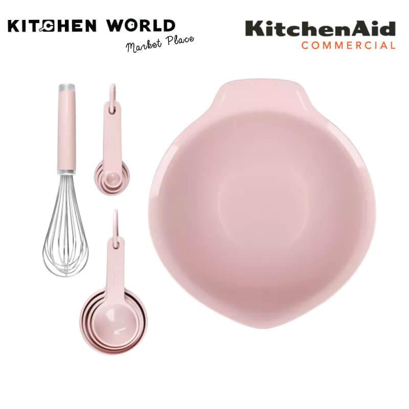 ชุดอุปกรณ์เบเกอรี่ เช็ท 4 ชิ้น KitchenAid KE455BXDRI สีชมพู