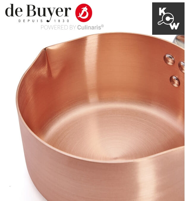 หม้อต้มน้ำตาลทองแดง DE BUYER CW3400 กว้าง 20 ซม.X สูง 11 ซม. 3.4 ลิตร_8