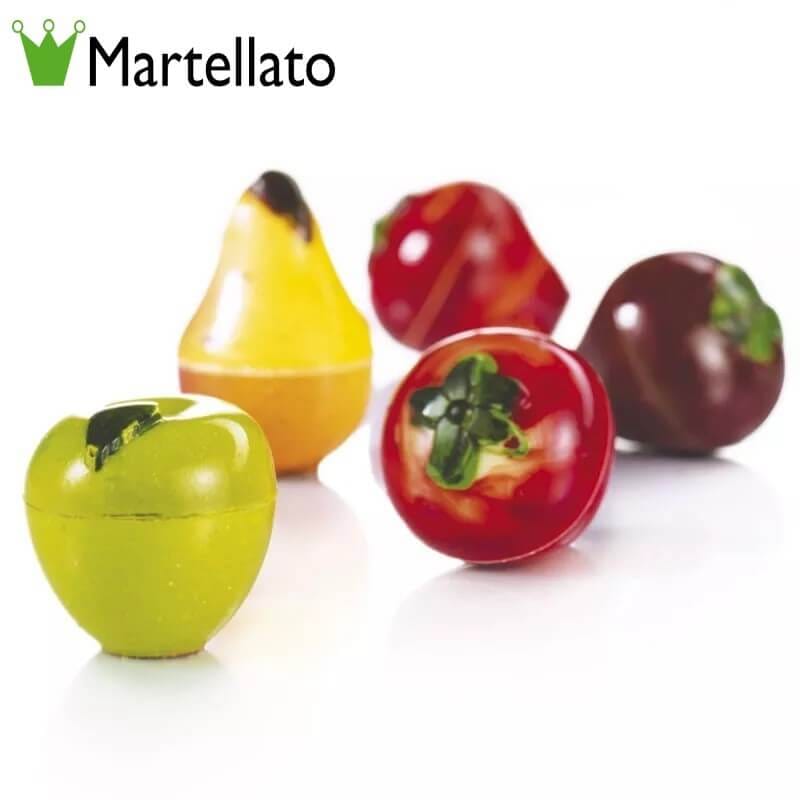 แม่พิมพ์ช็อกโกแลตรูปลูกแพร์ 3 มิติ Martellato 20FRUIT02
