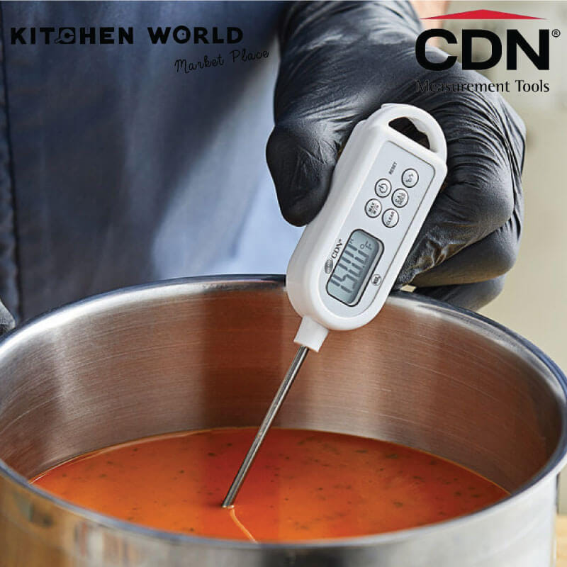 เทอร์โมมิเตอร์ก้านยาวกันน้ำ CDN PT2130-450L ขนาด 20 ซม._8