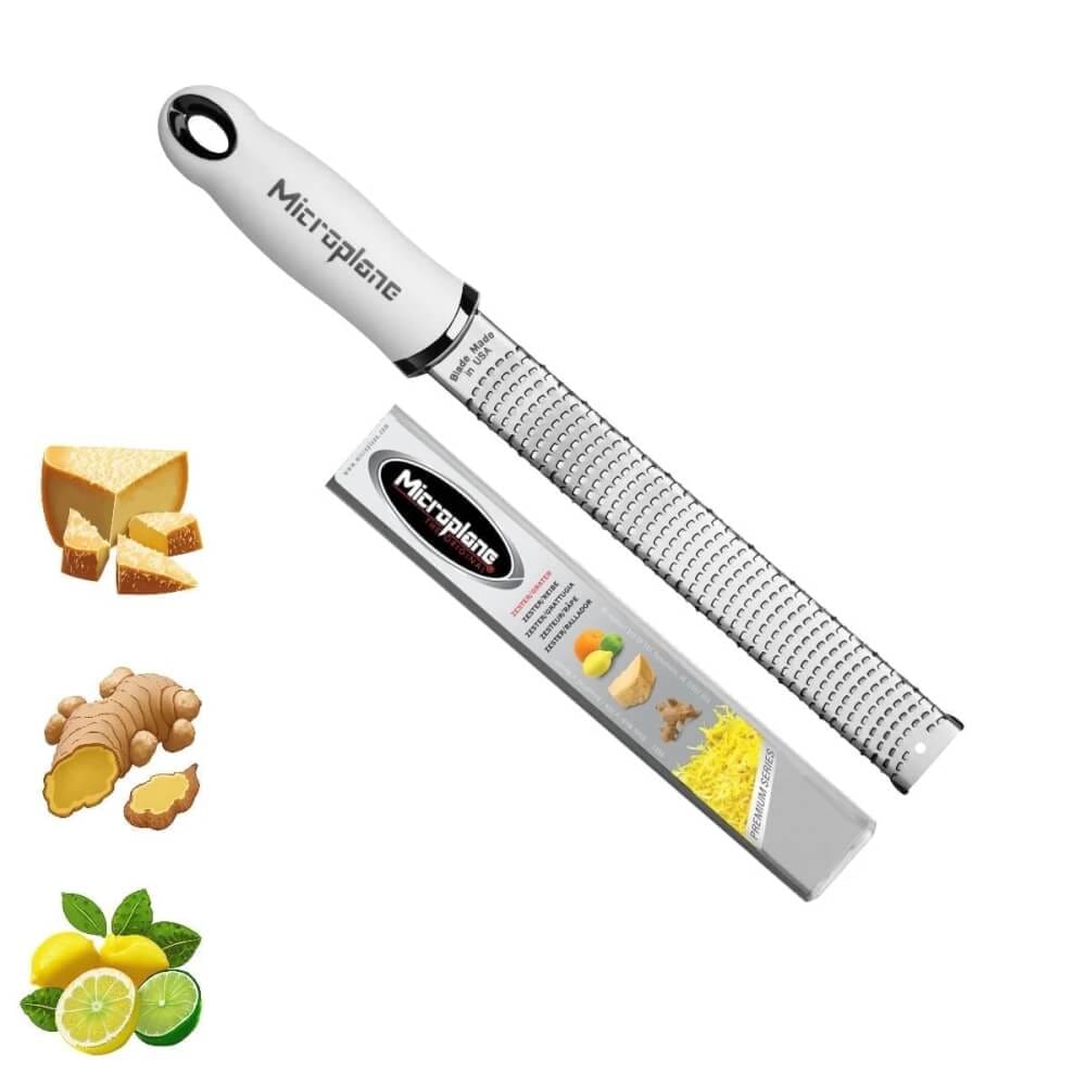 มีดขูดผิวมะนาวคลาสสิกพรีเมี่ยม Microplane PT0075-WH สีขาว