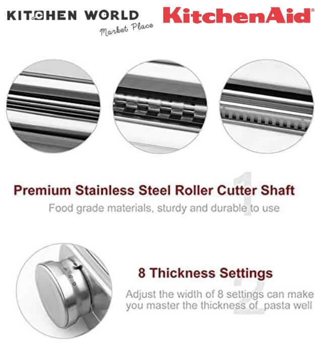 อุปกรณ์เสริมสำหรับทำพาสต้า 3 IN 1 KITCHENAID ASS-KA-KSMPRA เชต 3 ชิ้น_8