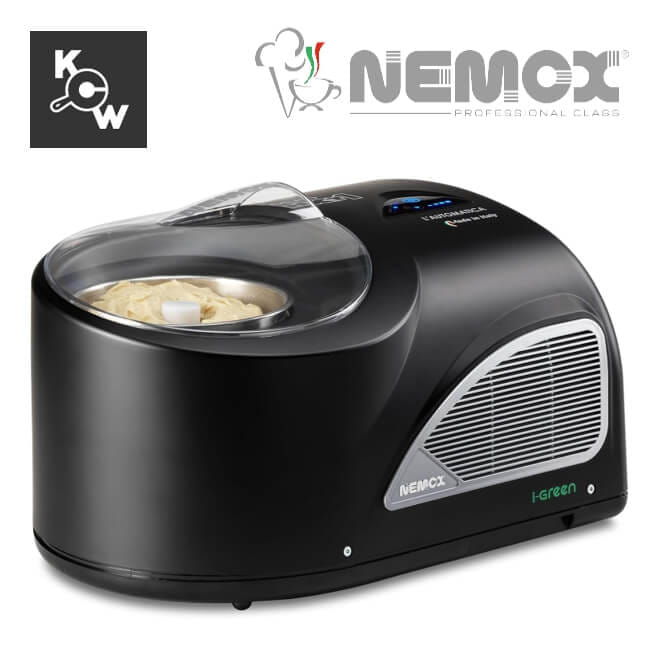 เครื่องทำไอศกรีมเจลาโต้ Nemox NXT1 Automatic MA2932 I-Green 150วัตต์ สีดำ