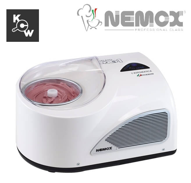 เครื่องทำไอศกรีมเจลาโต้ Nemox NXT1 Automatic MA2927 I-Green 150วัตต์ สีขาว
