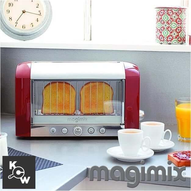 เครื่องปิ้งขนมปัง Magimix MA2306-RE Vision 11540 สีแดง_11