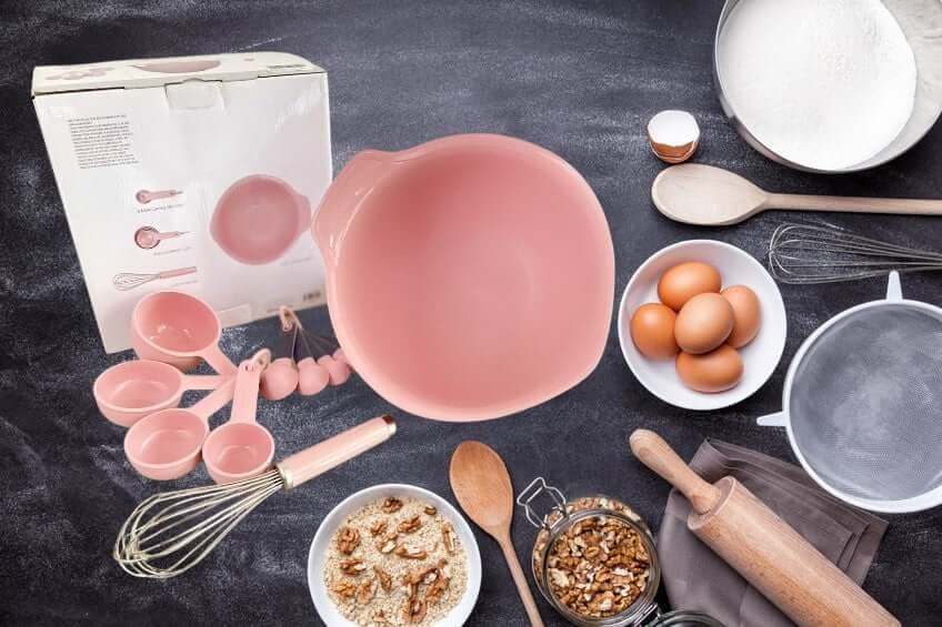 ชุดอุปกรณ์เบเกอรี่ เช็ท 4 ชิ้น KitchenAid KE455BXDRI สีชมพู