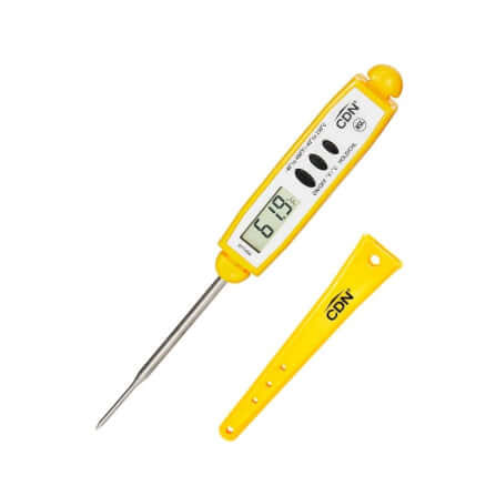 เทอร์โมมิเตอร์แบบเข็มดิจิตอลแบบพกพา CDN DTT450 สีเหลือง_1