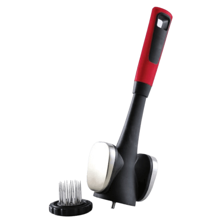 ที่ทุบเนื้อสแตนเลส 3 หัว Norpro 7036 สีแดงดำ_1