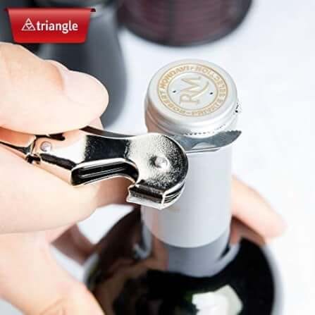 ที่เปิดขวดไวน์แบบบานพับคู่ สแตนเลส Triangle 504071301 สีดำ_2