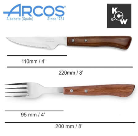 ชุดมีดและส้อมสเต็ก Arcos 377700 เช็ต 6 คู่_3