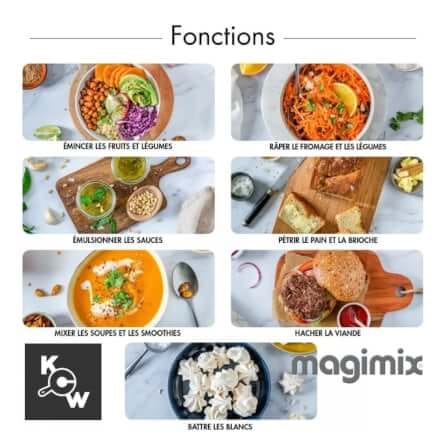 เครื่องบดสับอาหาร Magimix 18591F MA0872-FR CS5200XL สีเงิน_4