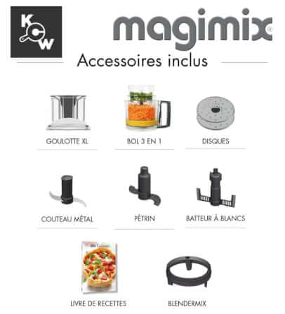 เครื่องบดสับอาหาร Magimix 18471F MA0874-SA CS4200XL สีเงิน_5
