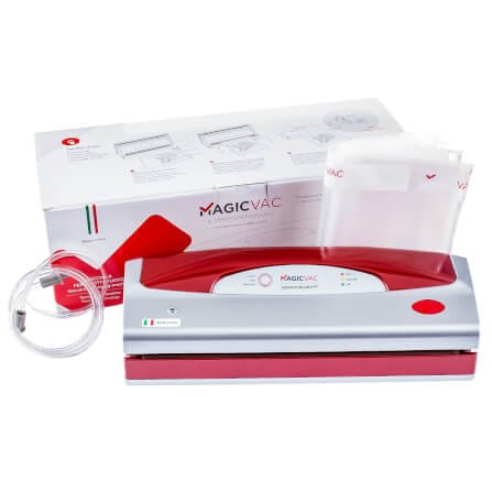 เครื่องซีลสูญญากาศ MagicVac V402PK3 Genius สีเงินแดง_5