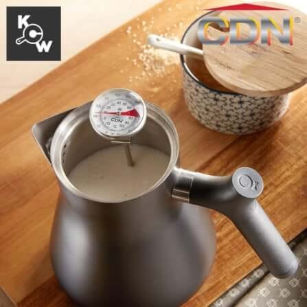 เครื่องวัดอุณหภูมินมเอสเปรสโซ CDN IRB220-F สีเงิน_5