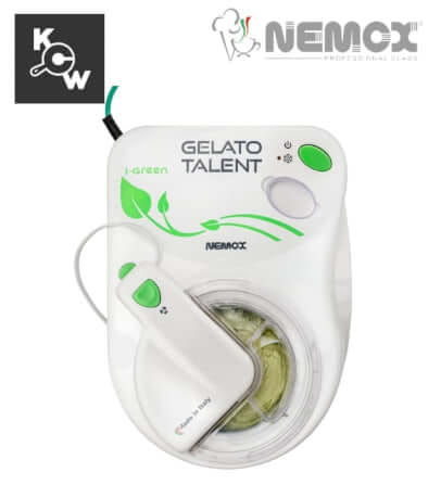 เครื่องทำไอศกรีมเจลาโต้ Nemox Talent MA2928 I-Green 110 วัตต์ สีขาว_6