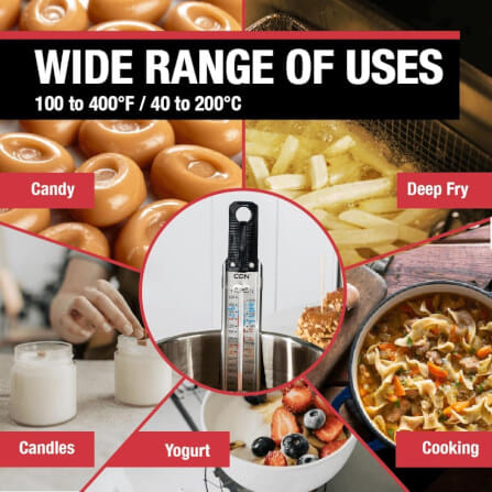 เทอร์โมมิเตอร์สำหรับทำขนมและทอด CDN TCG400 ทรงไม้บรรทัด_9