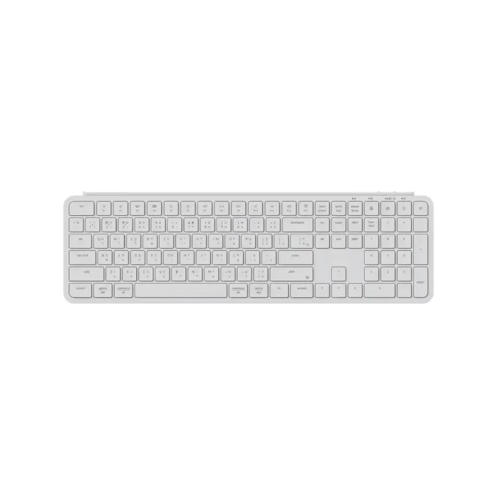 คีย์บอร์ดไร้สาย Keychron B6 Pro สีขาว