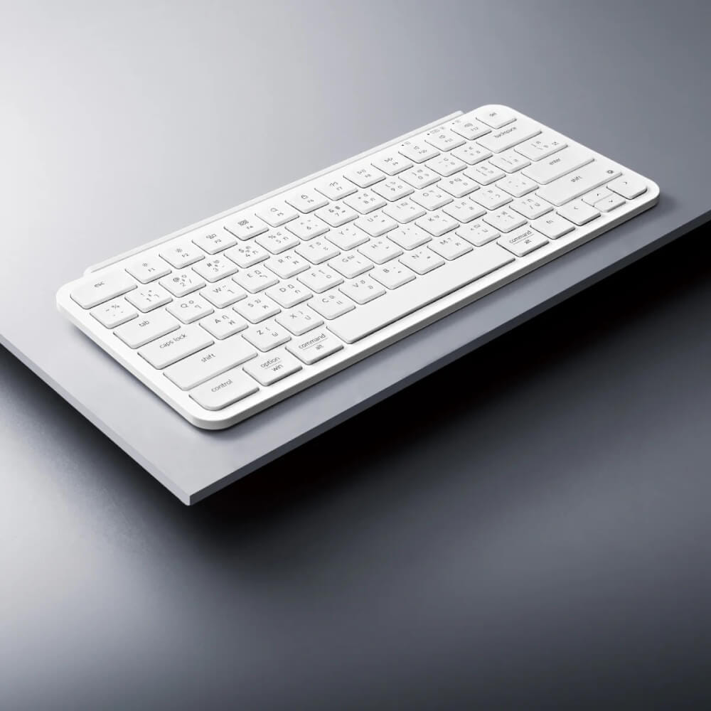คีย์บอร์ดไร้สาย Keychron B1 Pro สีขาว_2