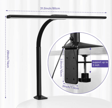 ไฟตั้งโต๊ะ LED Light bar by Sillicons V.2 สีดำ [รับประกัน 1 ปี]_4