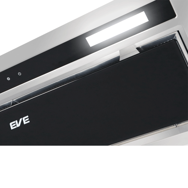 ชุดเซต เตาฝังแม่เหล็กไฟฟ้า 4 หัว + เครื่องดูดควันแบบฝัง EVE รุ่น HB60-4INDBRIDGE/TCR + HBI-SKYLINE-75 BLACK สีดำ เตาขนาด 60 เซนติเมตร เครื่องดูดควันขนาด 75 เซนติเมตร