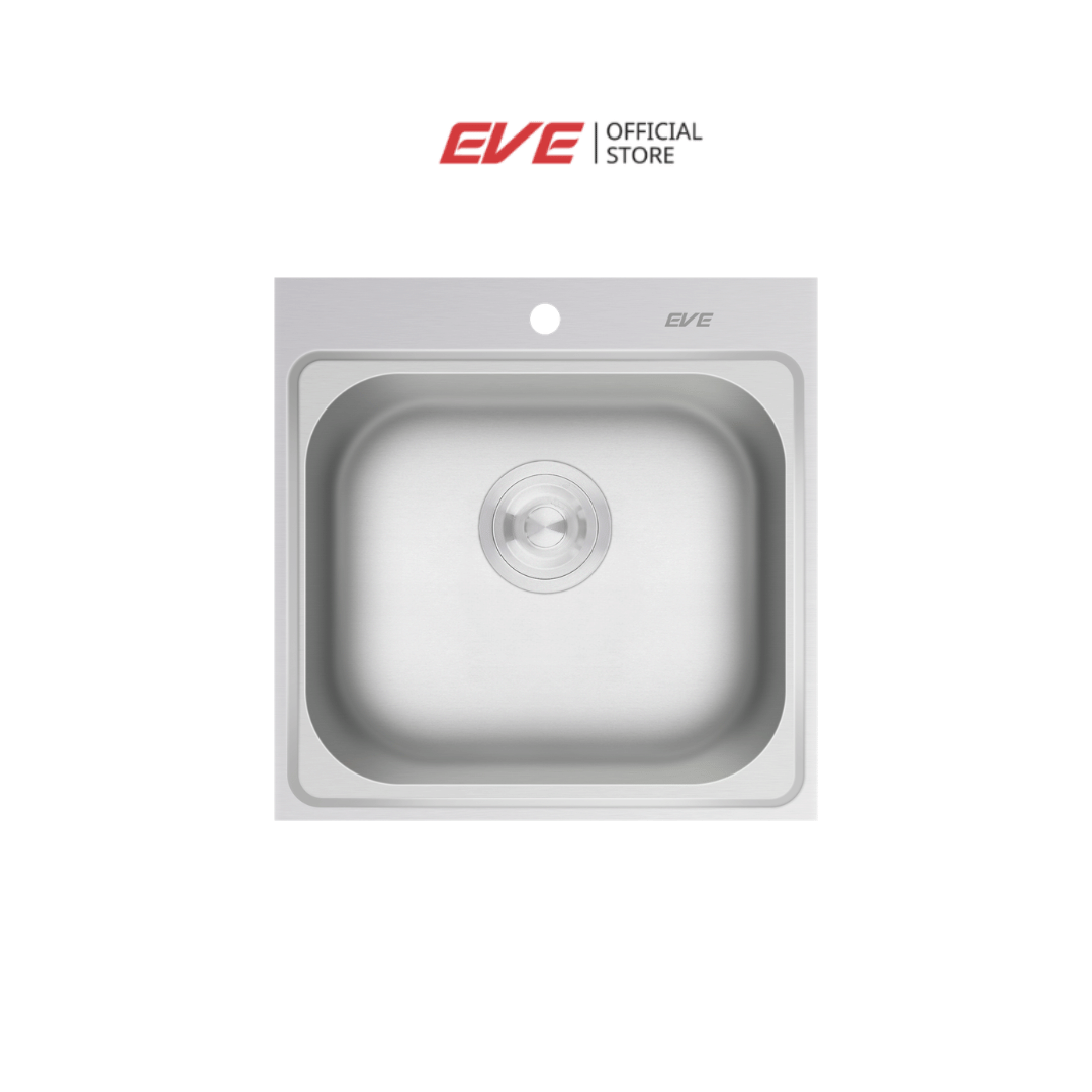 ซิงค์ฝัง 1 หลุม EVE SAVO 500/500 ขนาด 50 ซม. สแตนเลส_1