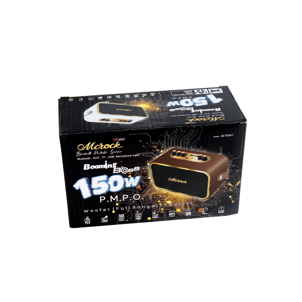 ลำโพงบลูทูธ SONAR รุ่น MCROCK ACTION 1 (150W) เบสหนัก
