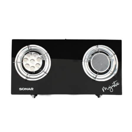 เตาแก๊สตั้งโต๊ะ หน้ากระจก 2 หัว SONAR รุ่น GS-502 สีดำ_3