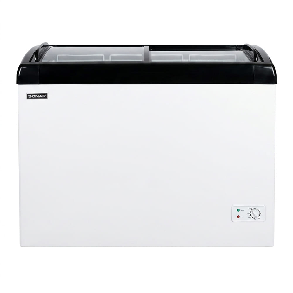 ตู้แช่แข็งฝากระจก SONAR รุ่น SD-278G ขนาด 278 ลิตร 10 คิว สีขาว_0