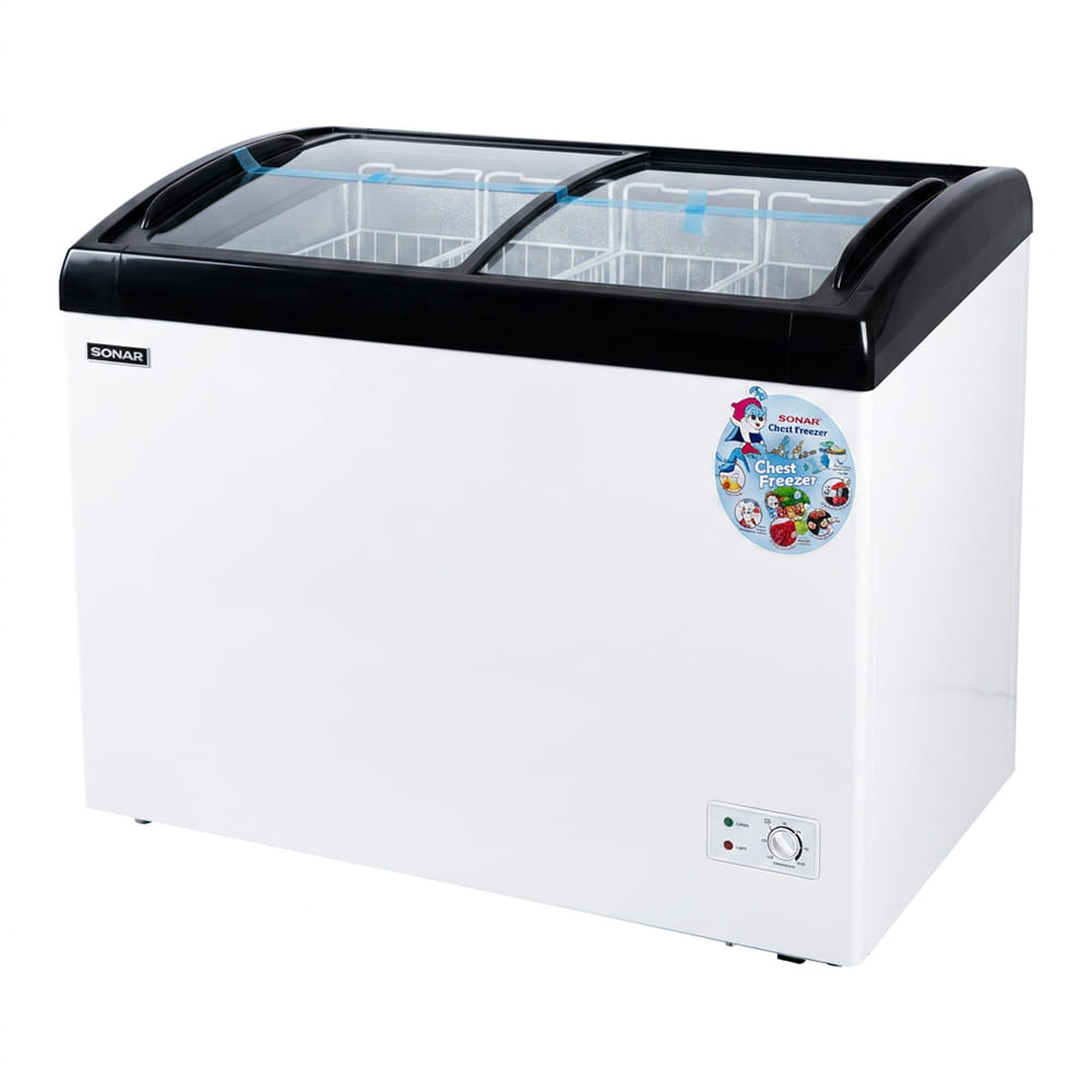 ตู้แช่แข็งฝากระจก SONAR รุ่น SD-278G ขนาด 278 ลิตร 10 คิว สีขาว_1
