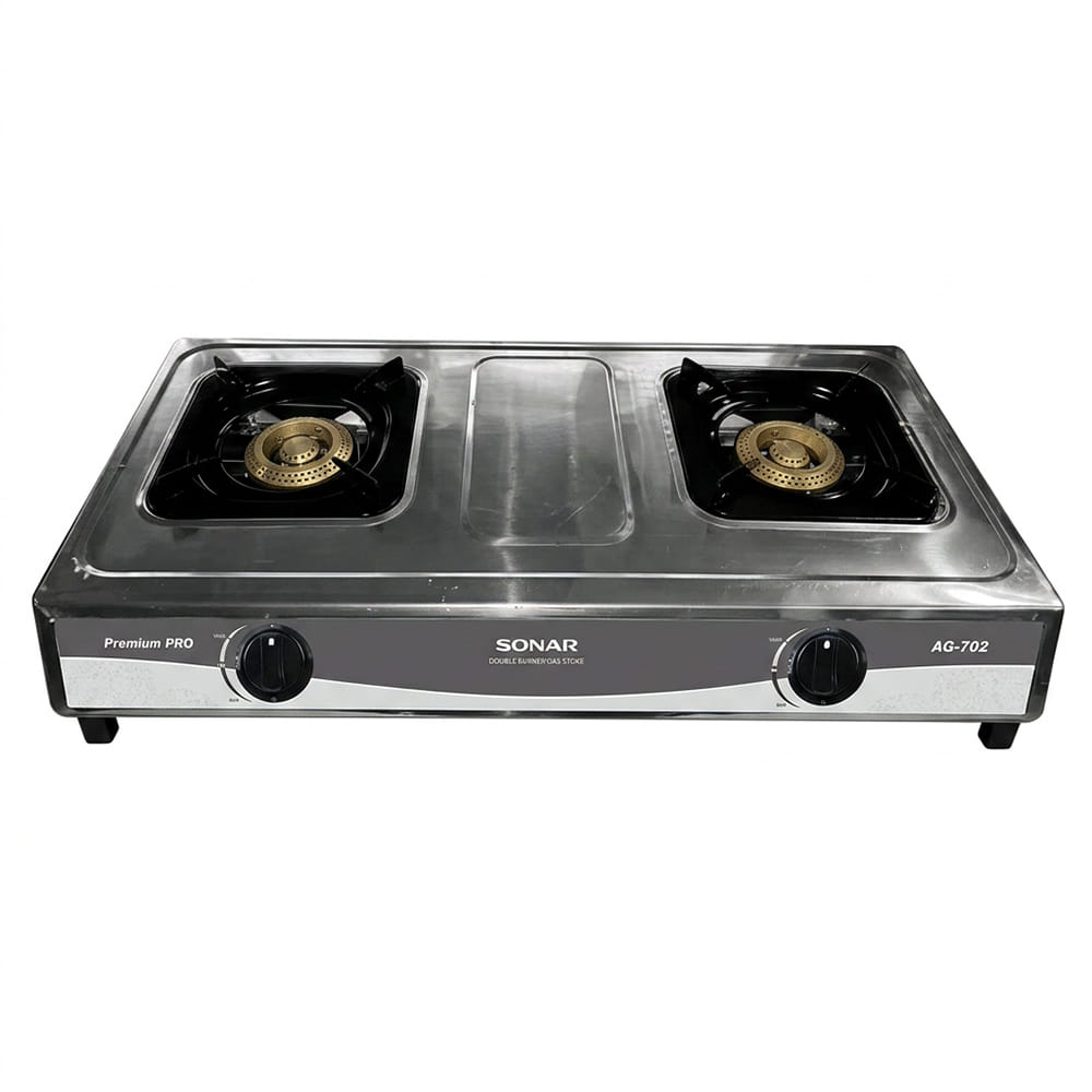 เตาแก๊สตั้งโต๊ะ 2 หัวแก๊ส SONAR รุ่น AG-702_1