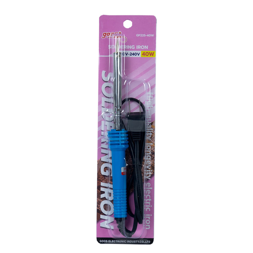 หัวแร้งบัดกรี ด้ามจับพลาสติก GOOS ขนาด 40 วัตต์ รุ่น GP225-40W_2