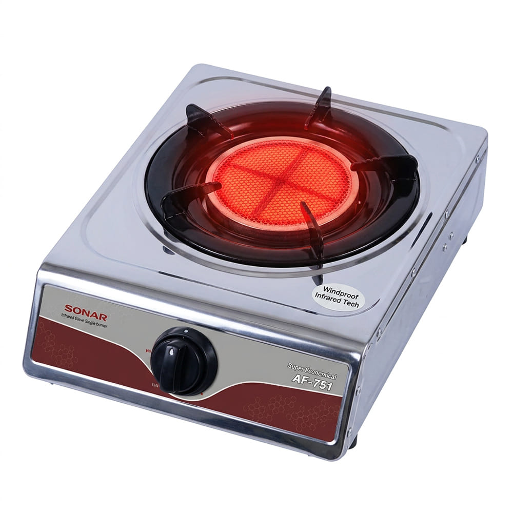 เตาแก๊สตั้งโต๊ะ 1 หัวแก๊ส SONAR รุ่น AF-751 (เตาแก๊สอินฟราเรด)_2