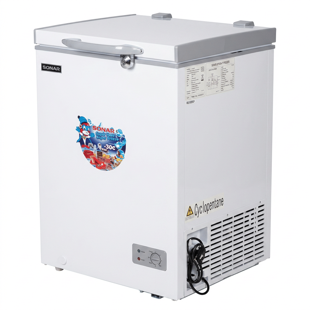 ตู้แช่แข็ง ฝาทึบ SONAR รุ่น BD-108L ขนาด 100 ลิตร 3.5 คิว สีขาว_2