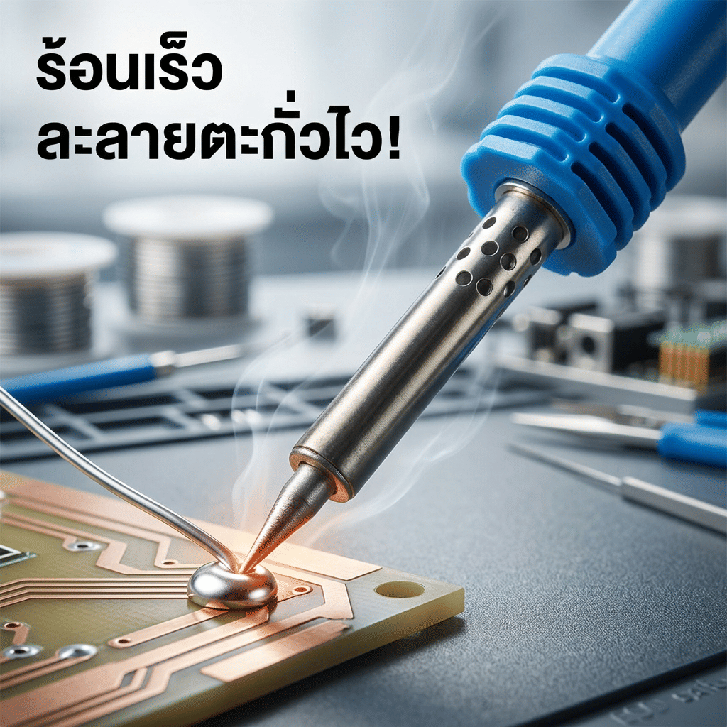 หัวแร้งบัดกรี ด้ามจับพลาสติก GOOS ขนาด 30 วัตต์ รุ่น GP225-30W_3