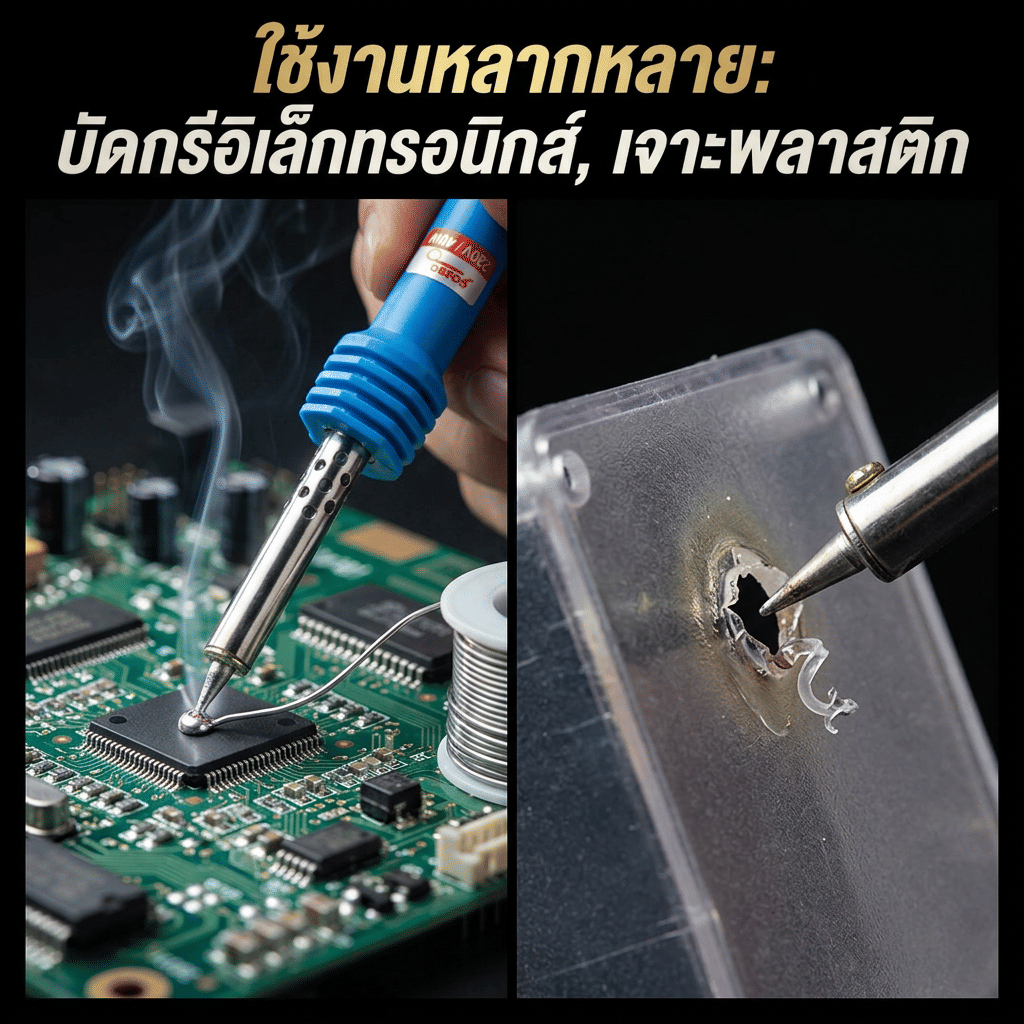 หัวแร้งบัดกรี ด้ามจับพลาสติก GOOS ขนาด 30 วัตต์ รุ่น GP225-30W_4