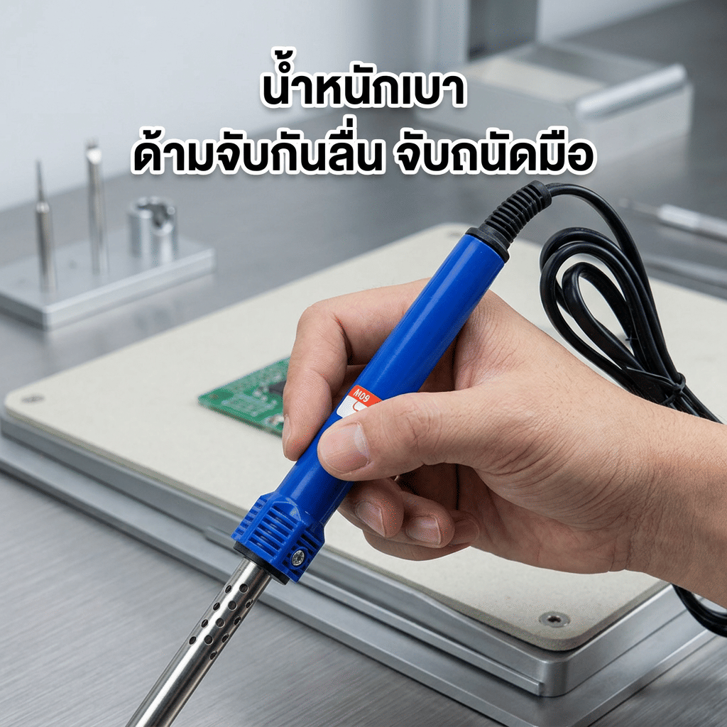 หัวแร้งบัดกรี ด้ามจับพลาสติก GOOS ขนาด 60 วัตต์ รุ่น GP228-60W_4