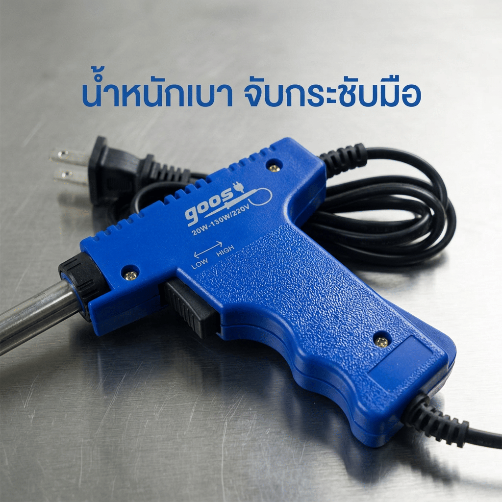 หัวแร้งบัดกรีด้ามปืน GOOS รุ่น G505 SOLDER GUN หัวแร้งปืนบัดกรีปรับอุณหภูมิ ขนาด 20-130 วัตต์_5