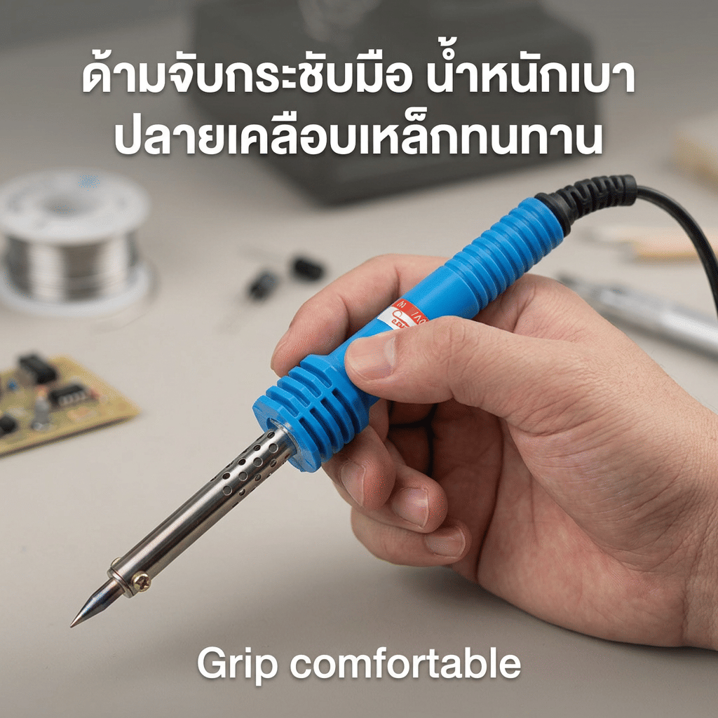 หัวแร้งบัดกรี ด้ามจับพลาสติก GOOS ขนาด 30 วัตต์ รุ่น GP225-30W_5