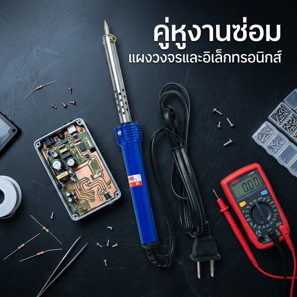 หัวแร้งบัดกรี ด้ามจับพลาสติก GOOS ขนาด 30 วัตต์ รุ่น GP228-30W_5