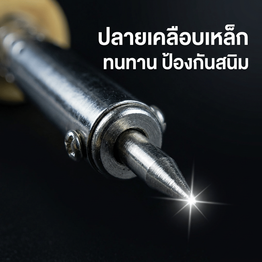 หัวแร้งบัดกรี ด้ามจับไม้ GOOS ขนาด 60 วัตต์ รุ่น GW01-60W_6