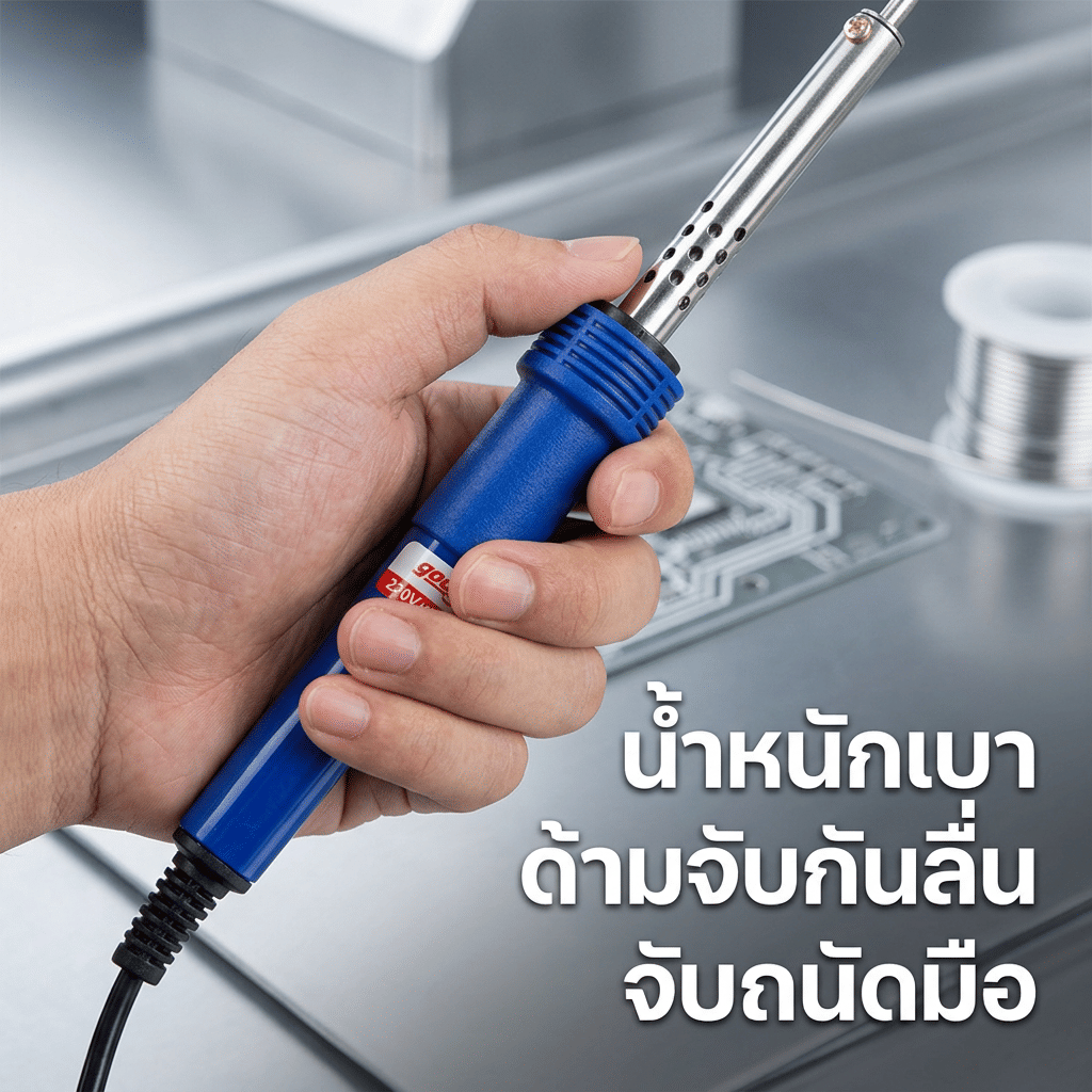 หัวแร้งบัดกรี ด้ามจับพลาสติก GOOS ขนาด 40 วัตต์ รุ่น GP228-40W_8