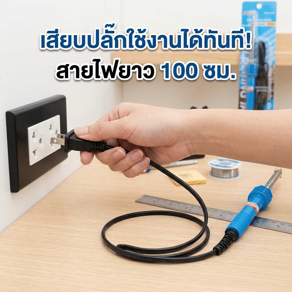 หัวแร้งบัดกรี ด้ามจับพลาสติก GOOS ขนาด 30 วัตต์ รุ่น GP225-30W_8