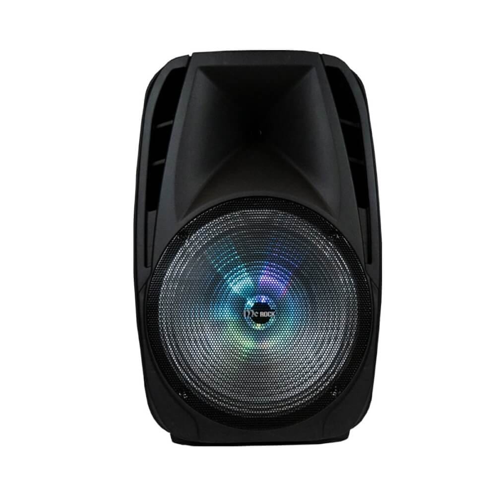 ลำโพงบลูทูธ 15 นิ้ว แถมไมค์ไร้สาย MCROCK รุ่น DHT-730DF(A15) พร้อมแบตเตอรี่และล้อลาก_0