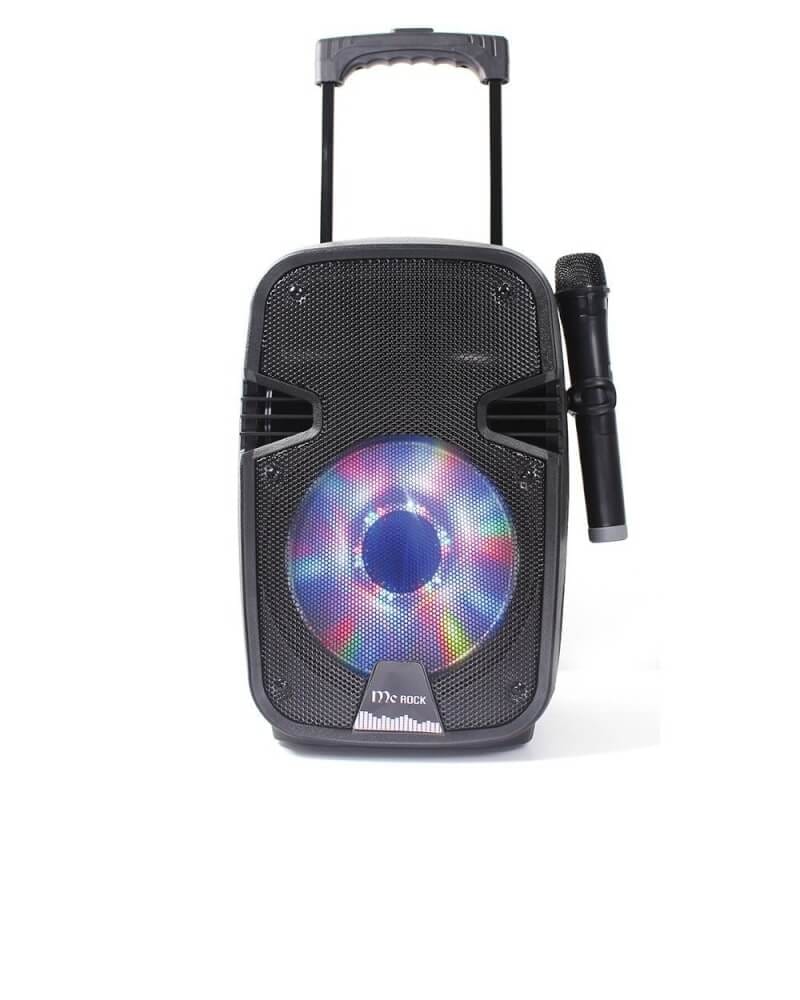 ลำโพงบลูทูธ MCROCK รุ่น DHT-720DF(A08) 8 นิ้ว แถมไมโครโฟน พร้อมล้อลาก_0