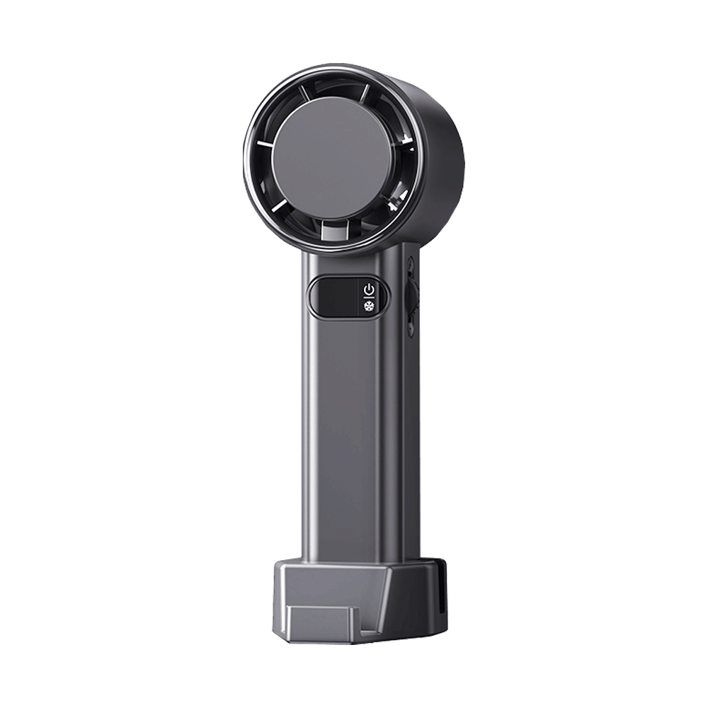 พัดลมพกพา พัดลมมือถือ SONAR FLYBIRD 3IN1 รุ่น WT-F83 แบตเตอรี่ 4800MAH ชาร์จไฟได้ จอแสดงผล LED สีดำ_0