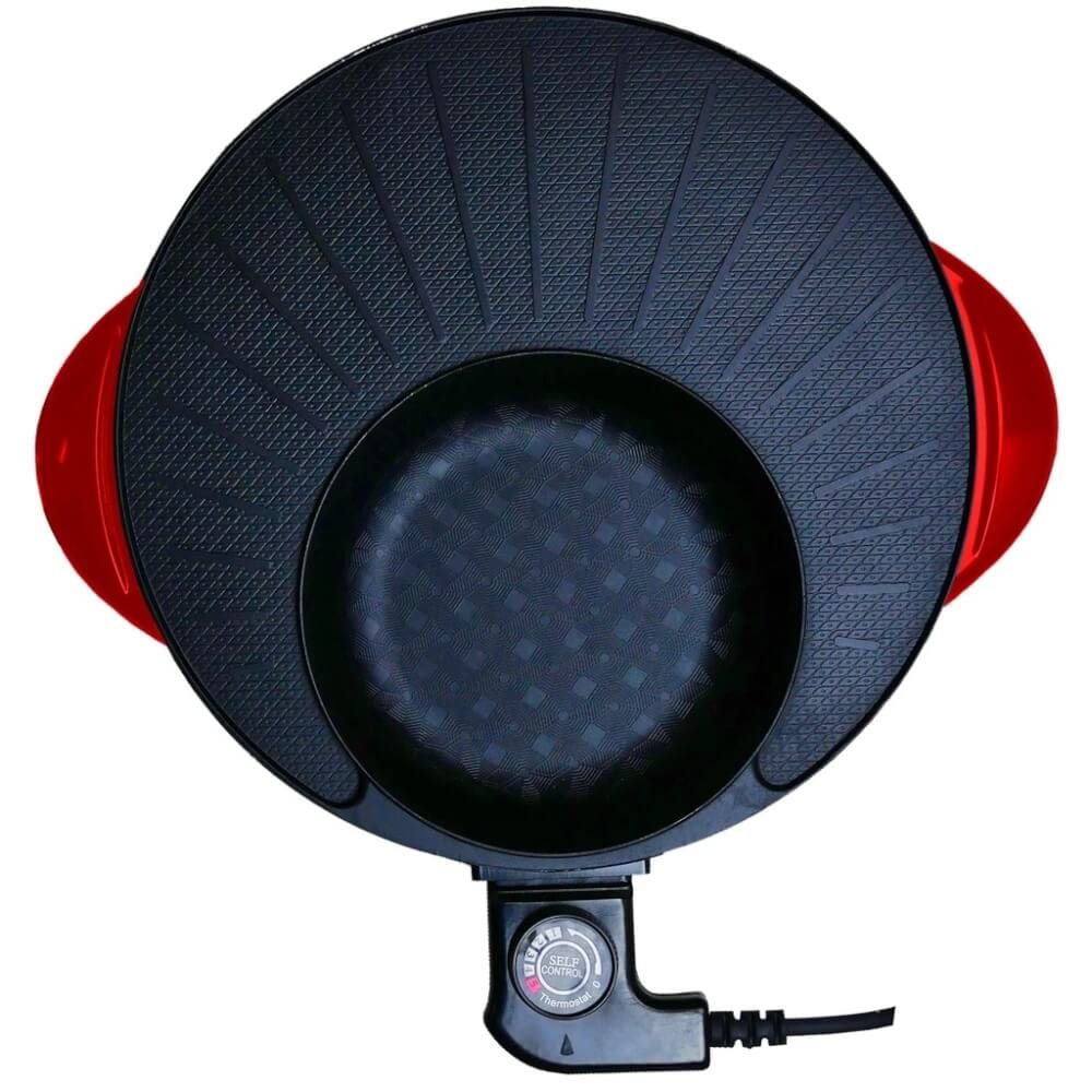 เตาปิ้งย่างไฟฟ้า SONAR รุ่น SF-M55 ขนาด 11 นิ้ว สีแดง_0